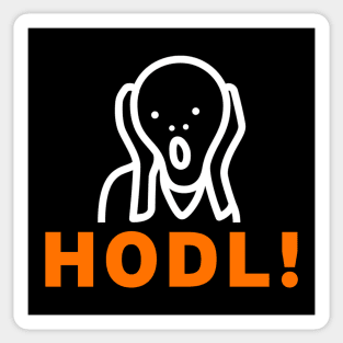 HODL! - Crypto Design Sticker